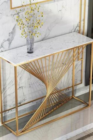 luxury marble console table